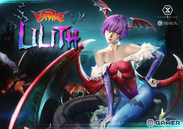 対戦格闘ゲーム「ヴァンパイア」よりリリスが1/4スケールスタチューで登場！「魔界のリアル」を追求の画像1