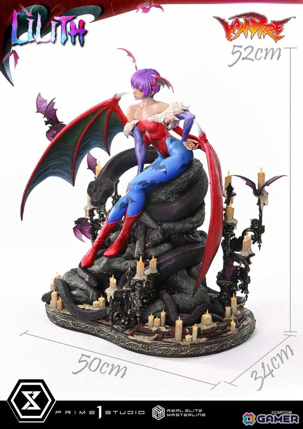 対戦格闘ゲーム「ヴァンパイア」よりリリスが1/4スケールスタチューで登場！「魔界のリアル」を追求の画像16