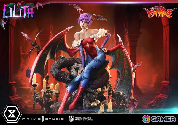 対戦格闘ゲーム「ヴァンパイア」よりリリスが1/4スケールスタチューで登場！「魔界のリアル」を追求の画像2