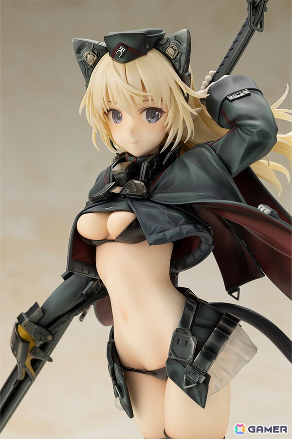「島田フミカネ ART WORKS」よりアルシアがフィギュアに！ジャケットの上にマントを羽織り、大型の長刀を装備した姿で立体化の画像12
