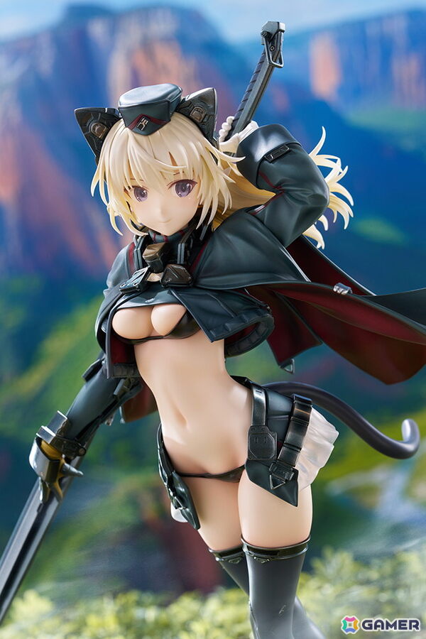 「島田フミカネ ART WORKS」よりアルシアがフィギュアに！ジャケットの上にマントを羽織り、大型の長刀を装備した姿で立体化の画像3