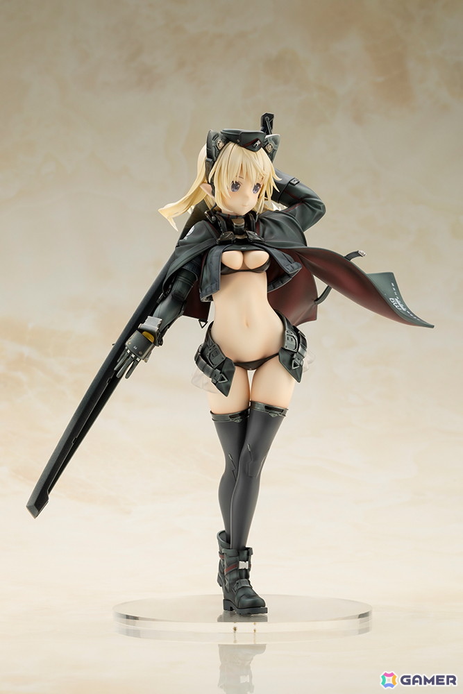 「島田フミカネ ART WORKS」よりアルシアがフィギュアに!ジャケットの上にマントを羽織り、大型の長刀を装備した姿で立体化の画像