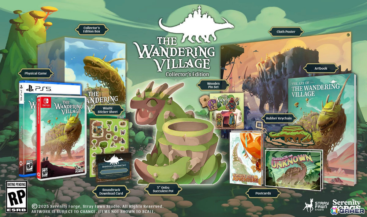 巨大生物・オンブの背中の上で街づくりに挑むSLG「The Wandering Village」1.0正式版が7月17日にリリース！の画像