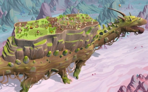 巨大生物・オンブの背中の上で街づくりに挑むSLG「The Wandering Village」1.0正式版が7月17日にリリース！