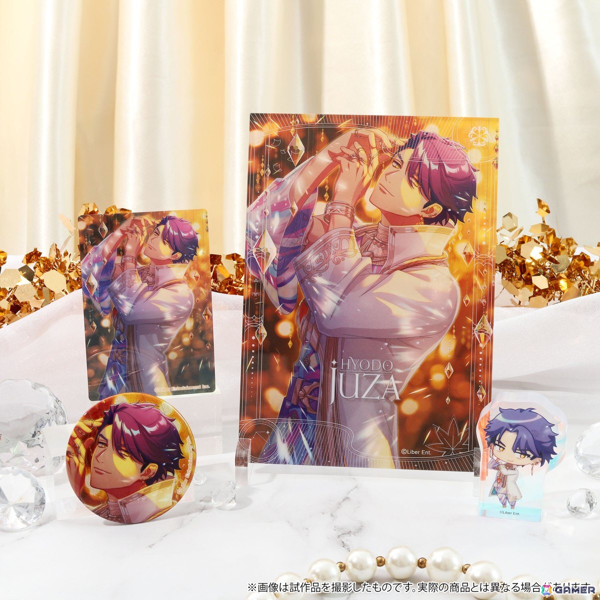 「A3!」秋組のバースデーセット「MANKAI TREASURE BOX」が予約受付中！缶バッジとオーロラアートは個別でも購入可能の画像3