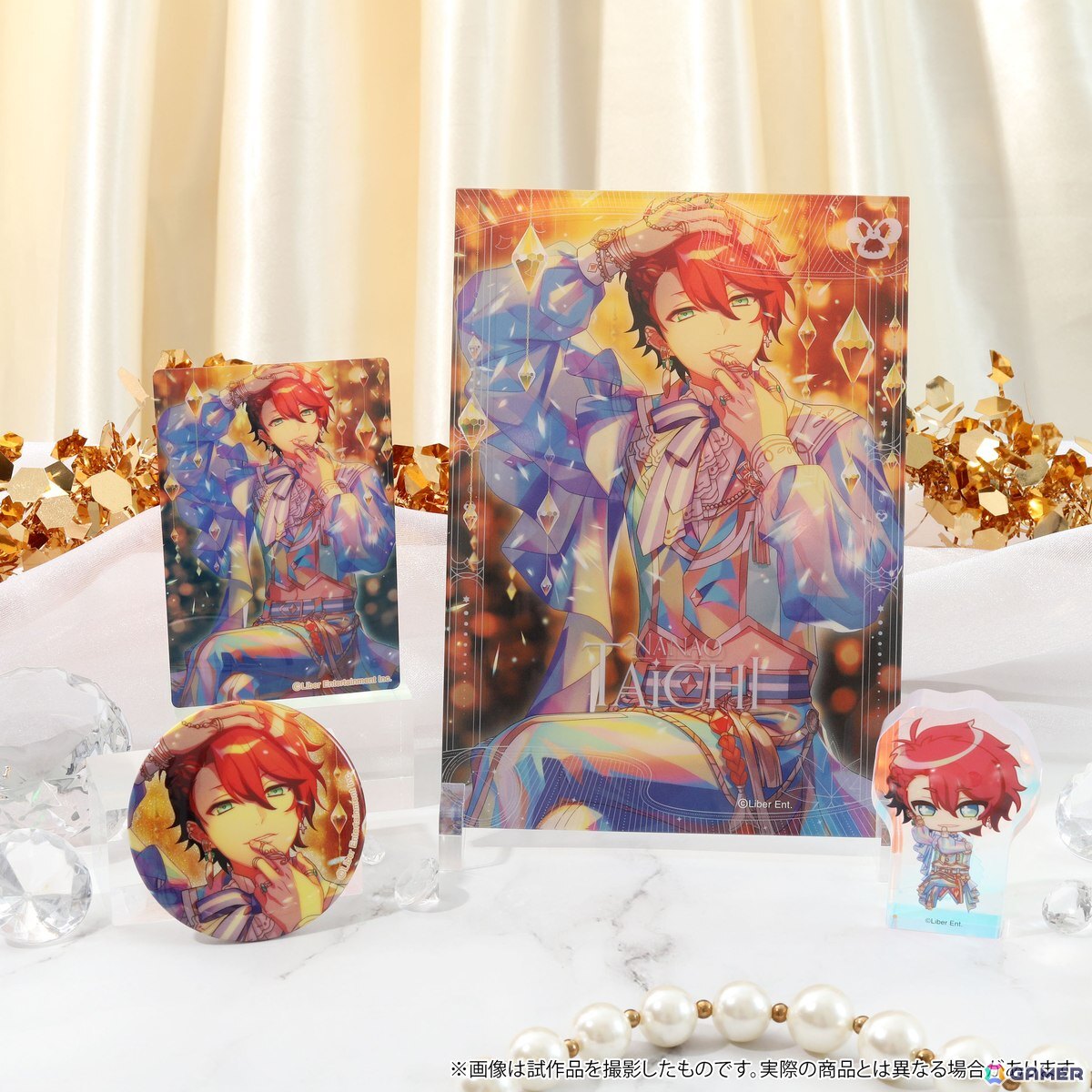 「A3!」秋組のバースデーセット「MANKAI TREASURE BOX」が予約受付中！缶バッジとオーロラアートは個別でも購入可能の画像4