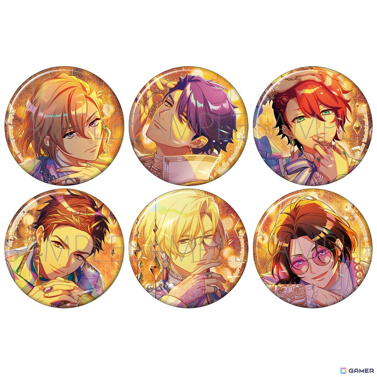 「A3!」秋組のバースデーセット「MANKAI TREASURE BOX」が予約受付中!缶バッジとオーロラアートは個別でも購入可能の画像