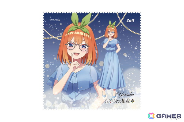 アニメ「五等分の花嫁＊」と「Zoff」のコラボメガネが予約受付中！メガネをかけた五つ子の描き下ろしイラストアイテムが付属の画像16