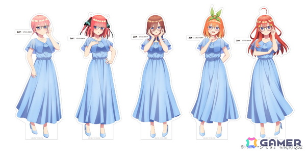 アニメ「五等分の花嫁＊」と「Zoff」のコラボメガネが予約受付中！メガネをかけた五つ子の描き下ろしイラストアイテムが付属の画像25