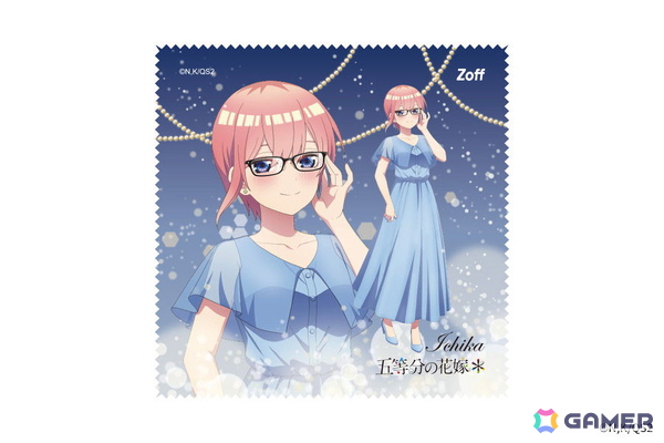 アニメ「五等分の花嫁＊」と「Zoff」のコラボメガネが予約受付中！メガネをかけた五つ子の描き下ろしイラストアイテムが付属の画像4