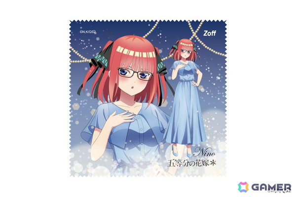 アニメ「五等分の花嫁＊」と「Zoff」のコラボメガネが予約受付中！メガネをかけた五つ子の描き下ろしイラストアイテムが付属の画像8