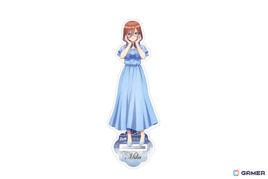 アニメ「五等分の花嫁＊」と「Zoff」のコラボメガネが予約受付中！メガネをかけた五つ子の描き下ろしイラストアイテムが付属の画像13