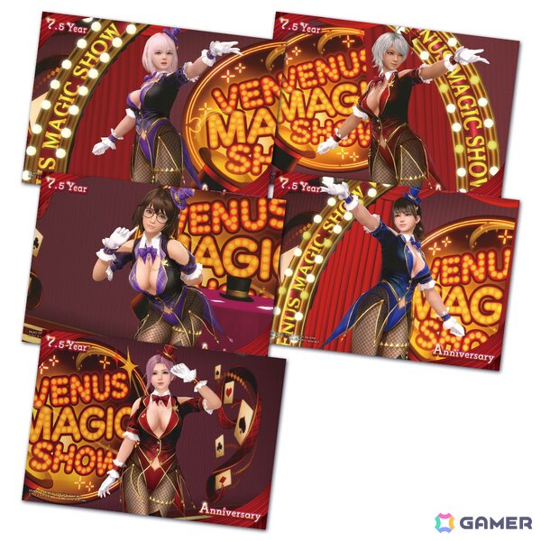 「DEAD OR ALIVE Xtreme Venus Vacation」7.5周年記念くじが予約販売中！20人から選べるほぼ等身大の特大スタンドパネルが特賞にの画像10