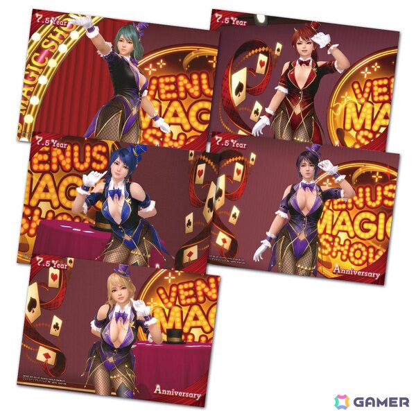 「DEAD OR ALIVE Xtreme Venus Vacation」7.5周年記念くじが予約販売中！20人から選べるほぼ等身大の特大スタンドパネルが特賞にの画像11