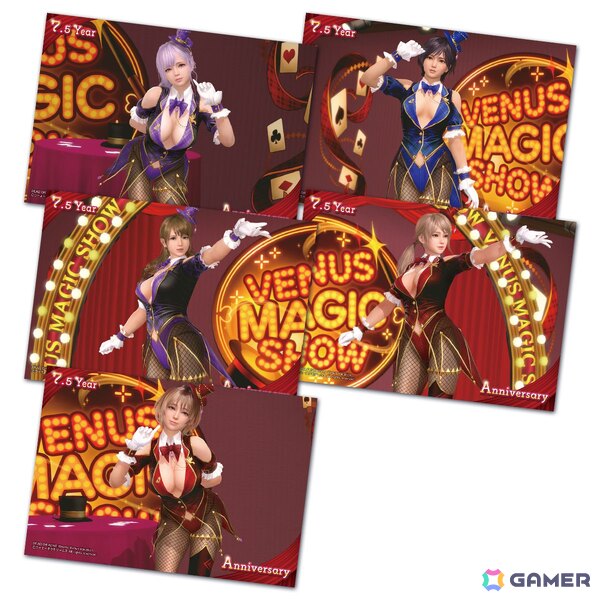 「DEAD OR ALIVE Xtreme Venus Vacation」7.5周年記念くじが予約販売中！20人から選べるほぼ等身大の特大スタンドパネルが特賞にの画像12