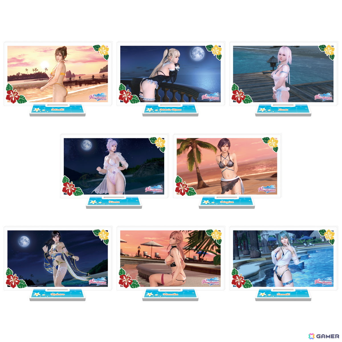 「DEAD OR ALIVE Xtreme Venus Vacation」7.5周年記念くじが予約販売中!20人から選べるほぼ等身大の特大スタンドパネルが特賞にの画像