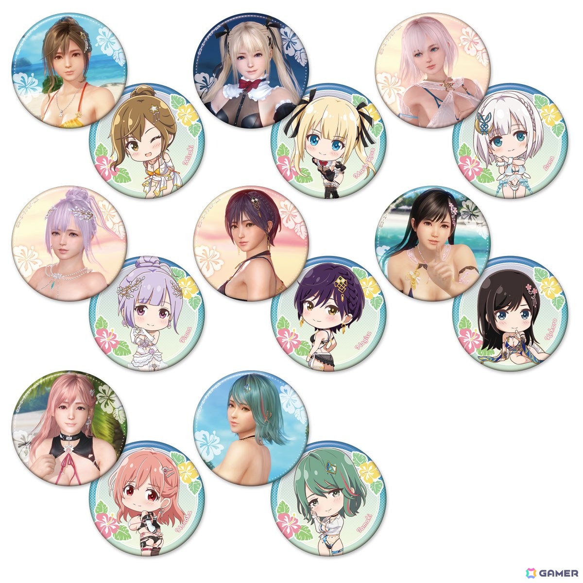 「DEAD OR ALIVE Xtreme Venus Vacation」7.5周年記念くじが予約販売中!20人から選べるほぼ等身大の特大スタンドパネルが特賞にの画像