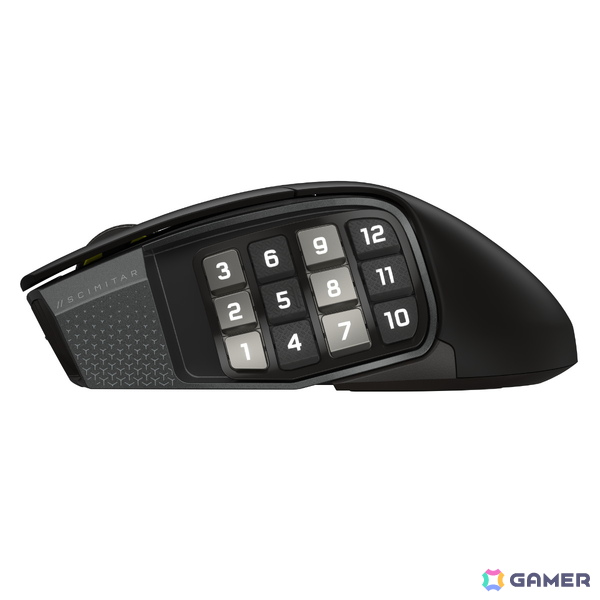 CORSAIRよりゲーミングマウス「SCIMITAR ELITE WIRELESS SE」が5月30日に発売!最大3万3,000DPIと16個のカスタマイズ可能なボタンを搭載の画像