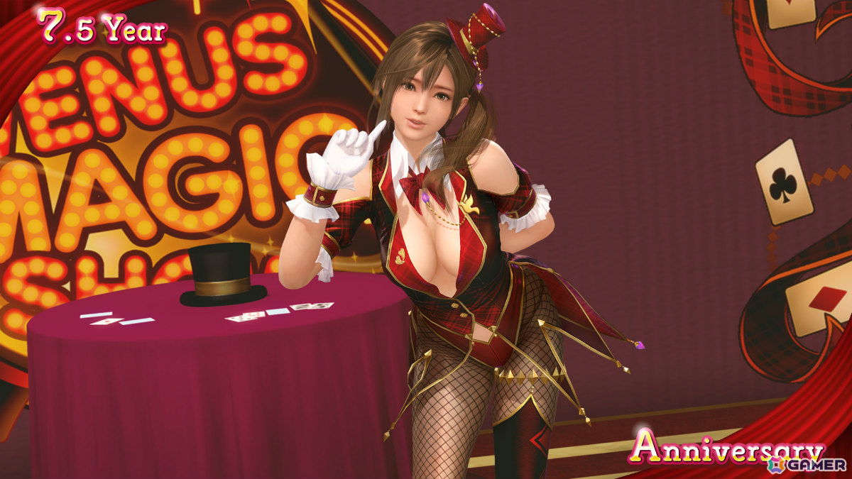 「DEAD OR ALIVE XVV」アニバーサリーコーデガチャが最大100連無料の7.5周年キャンペーンが開催！の画像3