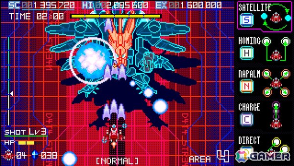5つサブウェポンを使い分ける縦スクロールシューティング「ブレイズオブストーム」の体験版がSteamで公開！の画像