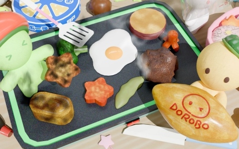 大人のための幼児退行おゆうぎゲーム「ドロボー幼稚園2」おままごとができる新ステージ「もぐもぐ弁当」が5月23日に追加！