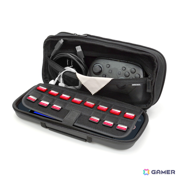 Switch 2本体を保護するポーチやバッグ、ガラススフィルムなどゲームテックによるSwitch2用アクセサリー全6種が予約受付中！の画像