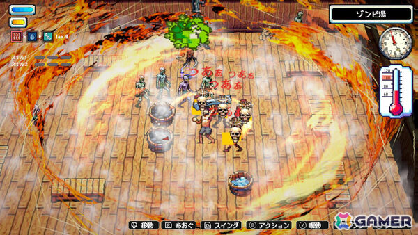 魔界のサウナでゾンビを整える熱波無双アクション「Sauna of the DEAD」Switch版が配信!の画像