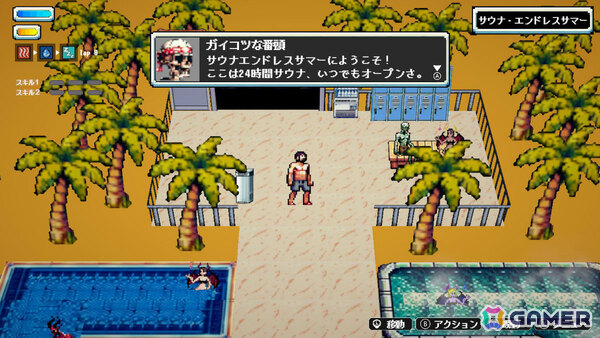 魔界のサウナでゾンビを整える熱波無双アクション「Sauna of the DEAD」Switch版が配信!の画像