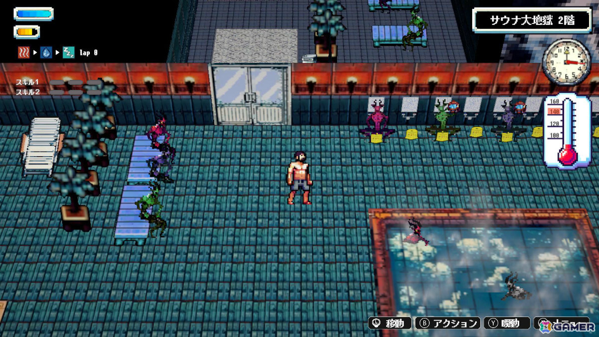 魔界のサウナでゾンビを整える熱波無双アクション「Sauna of the DEAD」Switch版が配信！の画像8
