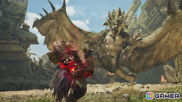 「モンスターハンターワイルズ」豪鬼の防具が専用アクション付きで登場！「スト6」スペシャルコラボが5月28日より実施の画像