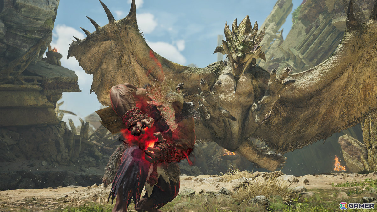 「モンスターハンターワイルズ」豪鬼の防具が専用アクション付きで登場！「スト6」スペシャルコラボが5月28日より実施の画像7