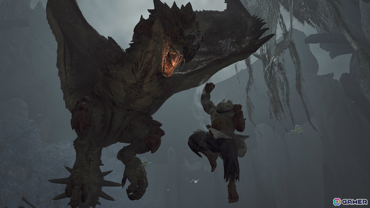 「モンスターハンターワイルズ」豪鬼の防具が専用アクション付きで登場！「スト6」スペシャルコラボが5月28日より実施の画像