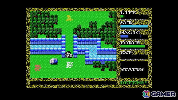 「EGGコンソール ハイドライドII MSX」がリリース！魔法を駆使して前作の6倍にもなるフィールドマップを攻略しようの画像