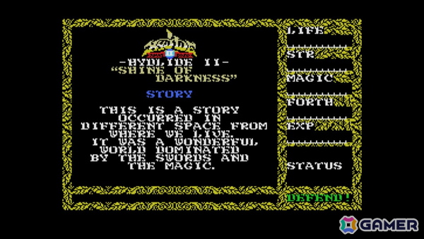 「EGGコンソール ハイドライドII MSX」がリリース！魔法を駆使して前作の6倍にもなるフィールドマップを攻略しようの画像