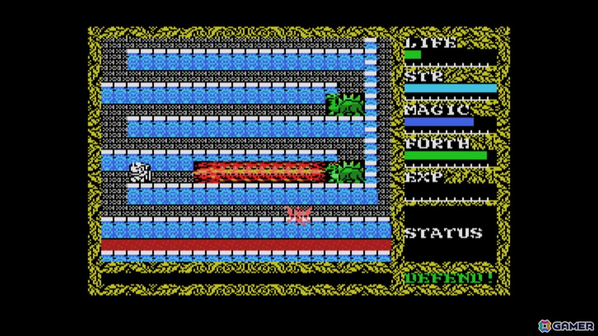 「EGGコンソール ハイドライドII MSX」がリリース！魔法を駆使して前作の6倍にもなるフィールドマップを攻略しようの画像3