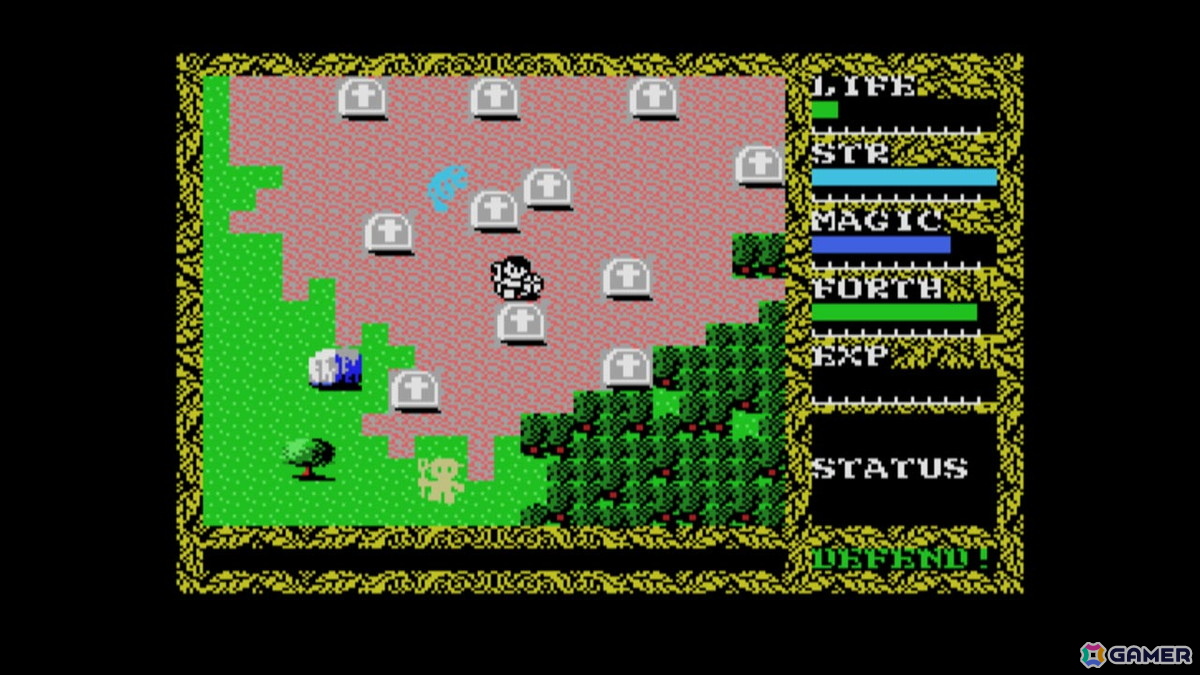「EGGコンソール ハイドライドII MSX」がリリース！魔法を駆使して前作の6倍にもなるフィールドマップを攻略しようの画像5