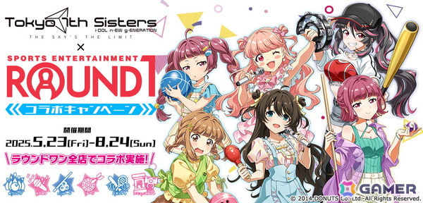 「ナナシス」ROUND1コラボキャンペーンが開催！描き下ろしイラストを使用したグッズの販売もの画像1