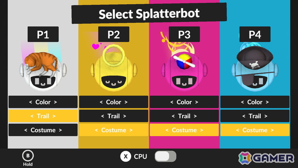 お掃除ロボが大暴れ!ペイントパーティーゲーム「スプラッターボット」が2025年第3四半期にSwitch/Steamで配信の画像