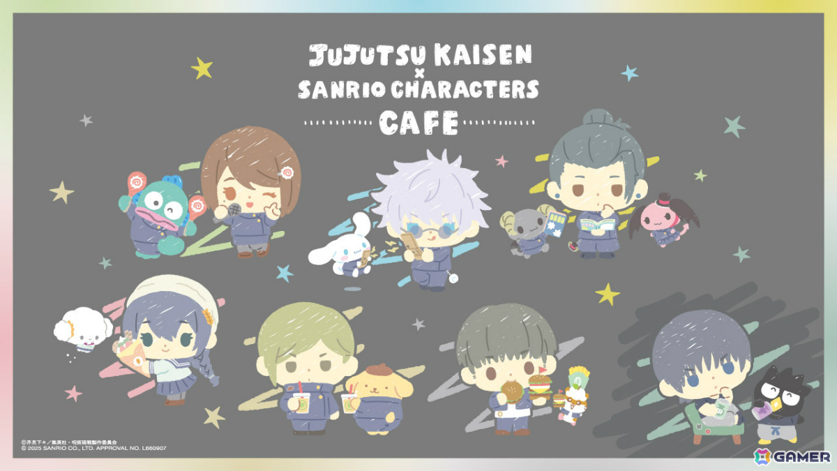「呪術廻戦 懐玉・玉折×サンリオキャラクターズ カフェ」が6月12日より東京、愛知、大阪で開催!の画像