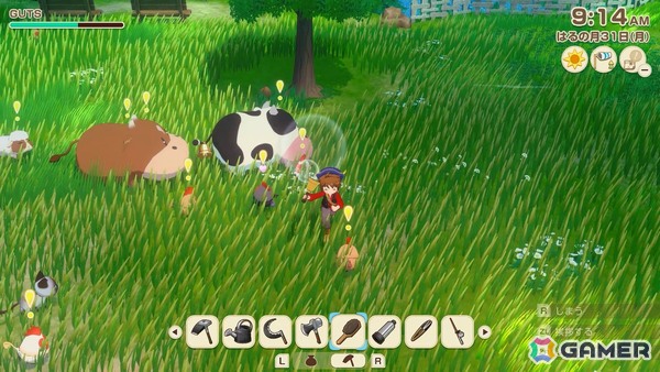 「牧場物語 Let's！風のグランドバザール」牧場生活の“きほん”「作物の育て方」「動物の育て方」を紹介！の画像13