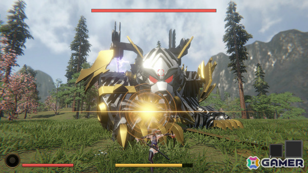 ウサ耳忍者が縦横無尽に戦う和風×SFアクション「TONIN: 兎忍」のSteam体験版が公開！巨大カラクリ兵器との戦いなどを楽しめるの画像2