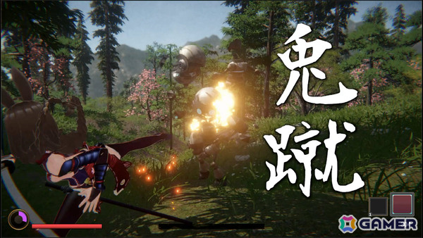ウサ耳忍者が縦横無尽に戦う和風×SFアクション「TONIN: 兎忍」のSteam体験版が公開！巨大カラクリ兵器との戦いなどを楽しめるの画像