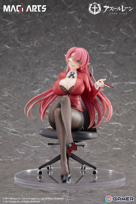 「アズレン」デューク・オブ・ヨークが“賢装のペダゴーグ”の姿で1/6スケールフィギュアに！差し替え顔パーツも付属の画像10