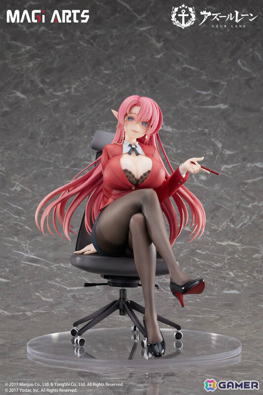 「アズレン」デューク・オブ・ヨークが“賢装のペダゴーグ”の姿で1/6スケールフィギュアに！差し替え顔パーツも付属の画像11