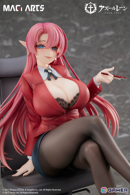 「アズレン」デューク・オブ・ヨークが“賢装のペダゴーグ”の姿で1/6スケールフィギュアに！差し替え顔パーツも付属の画像14