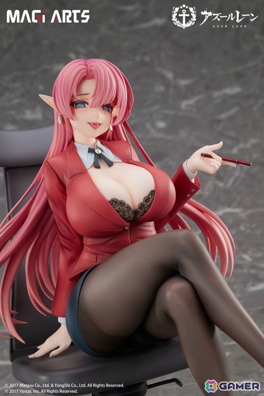 「アズレン」デューク・オブ・ヨークが“賢装のペダゴーグ”の姿で1/6スケールフィギュアに！差し替え顔パーツも付属の画像15