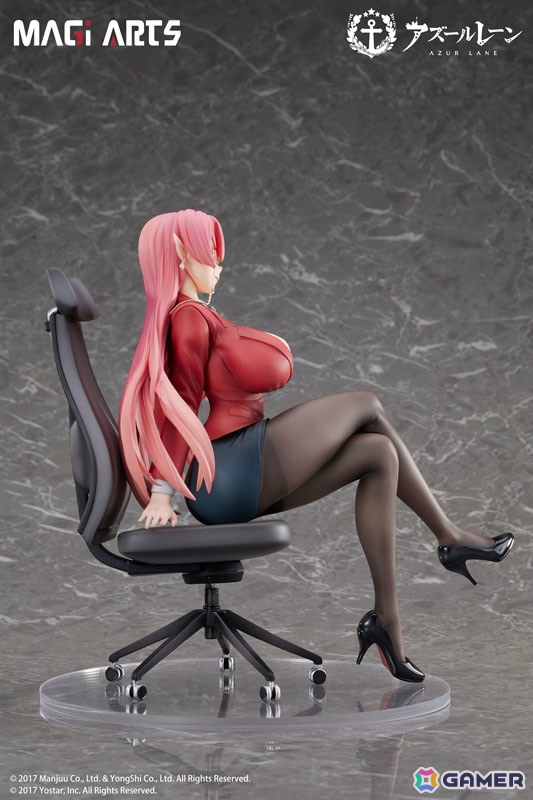 「アズレン」デューク・オブ・ヨークが“賢装のペダゴーグ”の姿で1/6スケールフィギュアに！差し替え顔パーツも付属の画像4