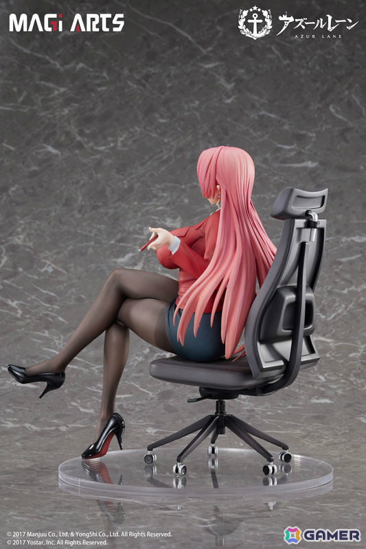 「アズレン」デューク・オブ・ヨークが“賢装のペダゴーグ”の姿で1/6スケールフィギュアに！差し替え顔パーツも付属の画像7