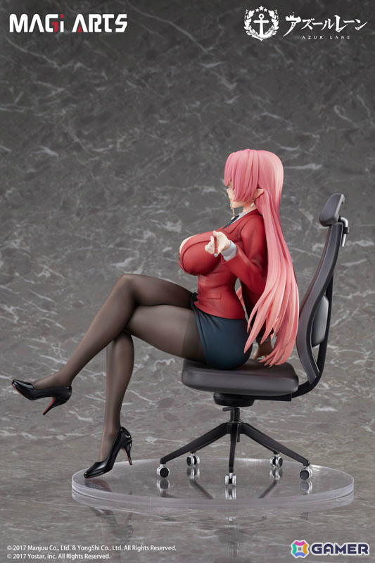 「アズレン」デューク・オブ・ヨークが“賢装のペダゴーグ”の姿で1/6スケールフィギュアに！差し替え顔パーツも付属の画像8