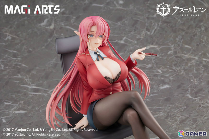 「アズレン」デューク・オブ・ヨークが“賢装のペダゴーグ”の姿で1/6スケールフィギュアに!差し替え顔パーツも付属の画像